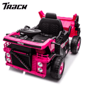 Track Seven 12V Electric Ride-On Dump Truck, Parental Remote Control, 2WD Rear-Wheel Suspension, Electric Dump Bed & Bonus Shovel, Bluetooth Multimedia, Adjustable Volume & Speed, LED Lighting, Black