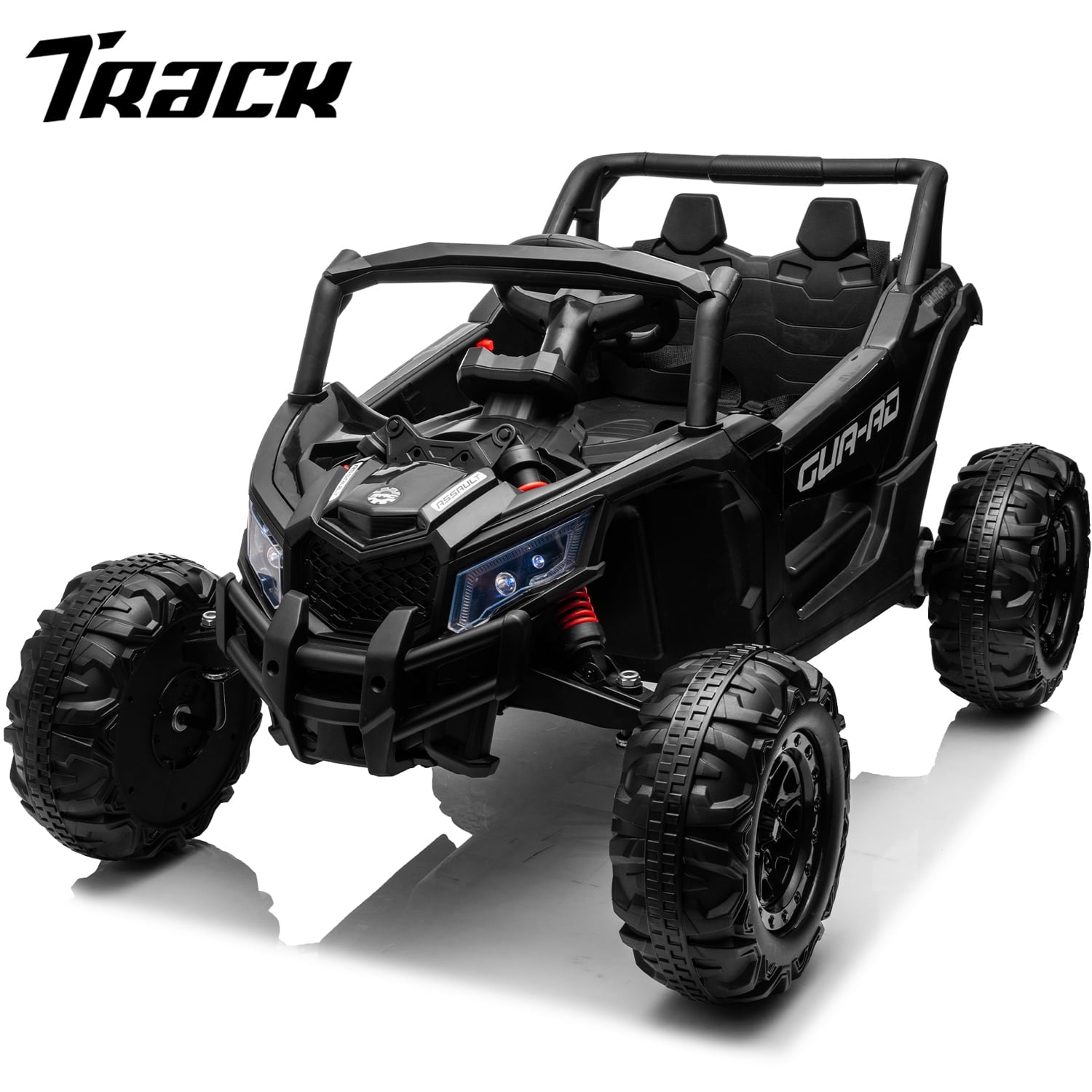 Track 7 12 V Kids Ride on UTV, Off-Road Truck, Electric Car for Boys Girls Age 3+, Kids Ride on Car with Remote Control, Music Player, Lights, Pink