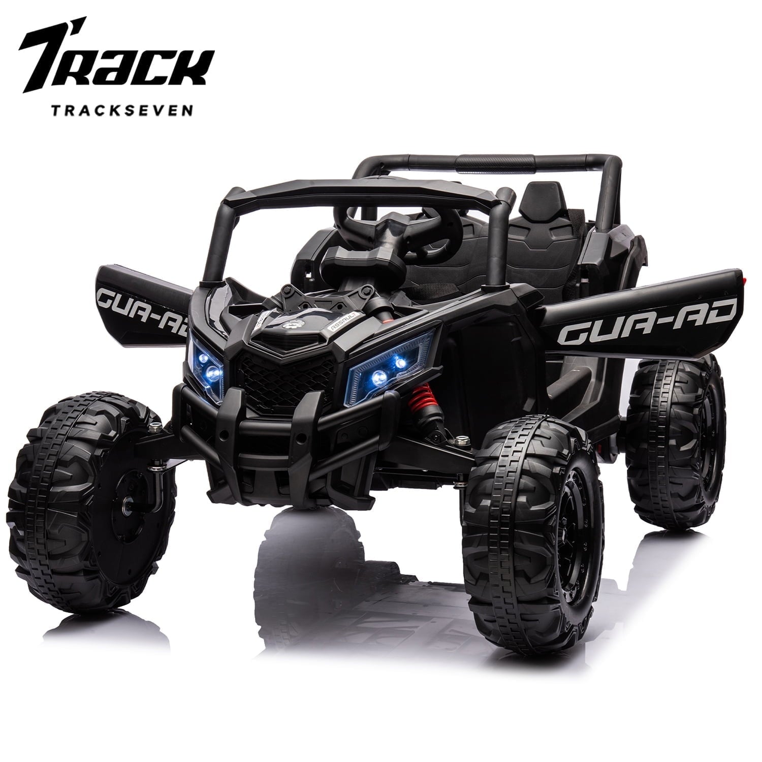Track 7 12 V Kids Ride on UTV, Off-Road Truck, Electric Car for Boys Girls Age 3+, Kids Ride on Car with Remote Control, Music Player, Lights, Pink
