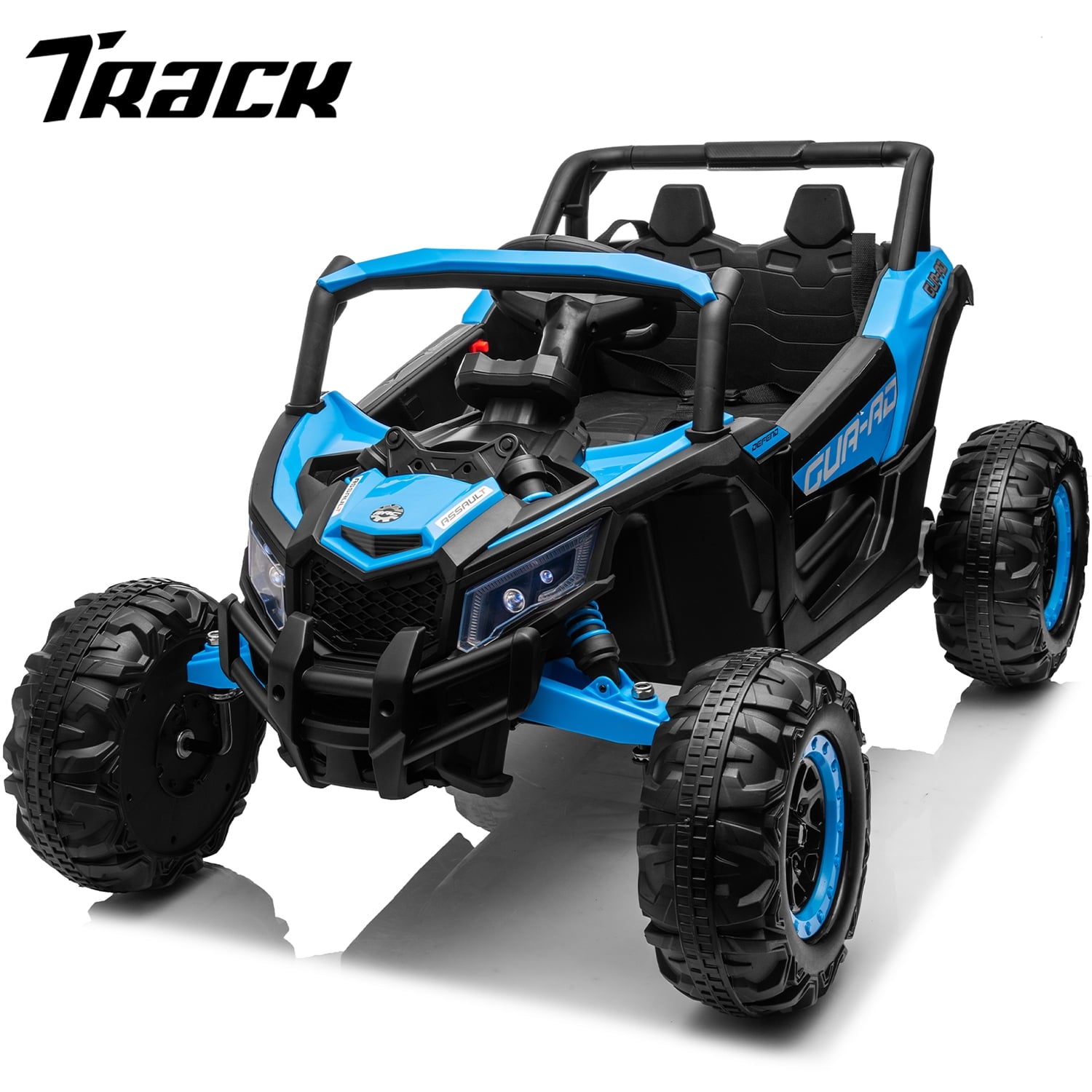 Track 7 12 V Kids Ride on UTV, Off-Road Truck, Electric Car for Boys Girls Age 3+, Kids Ride on Car with Remote Control, Music Player, Lights, Pink