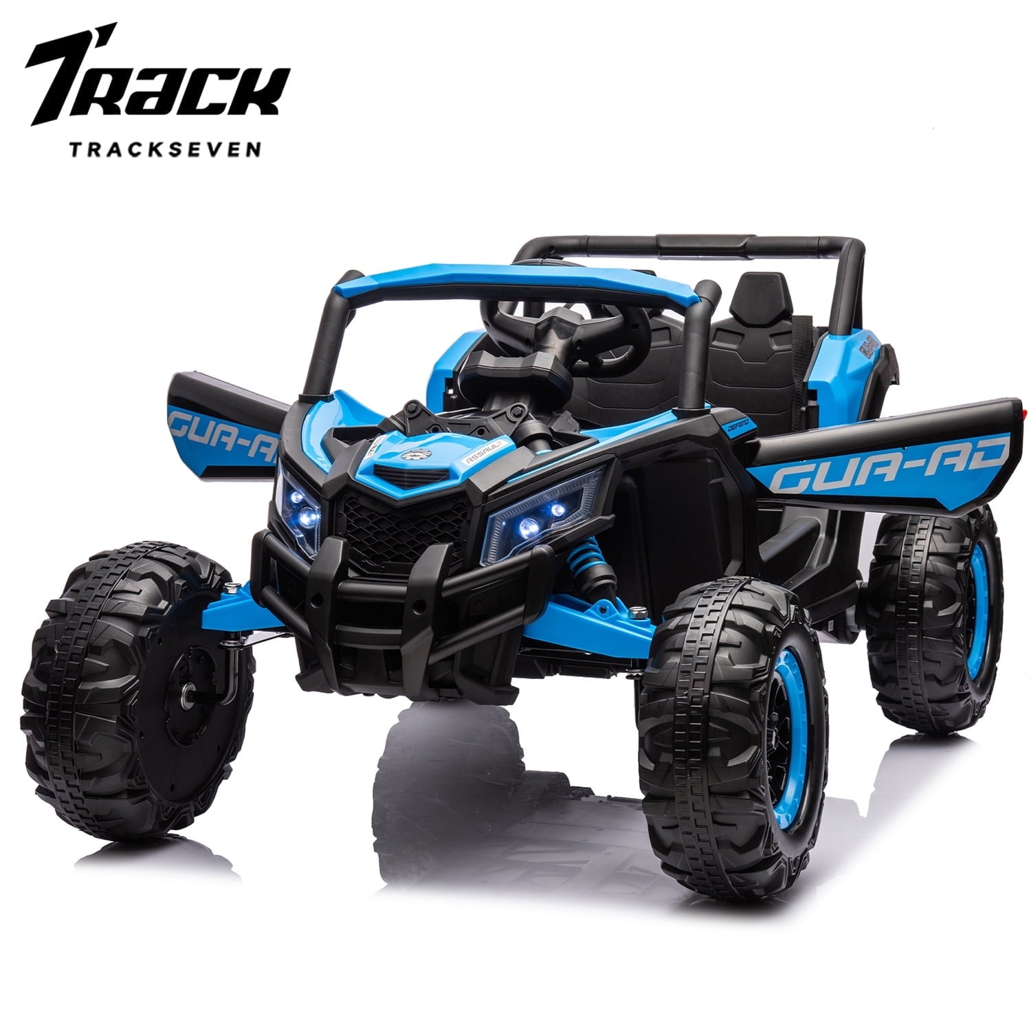 Track 7 12 V Kids Ride on UTV, Off-Road Truck, Electric Car for Boys Girls Age 3+, Kids Ride on Car with Remote Control, Music Player, Lights, Pink