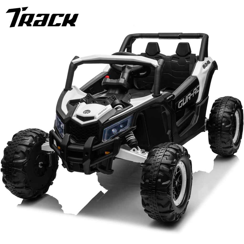 Track 7 12 V Kids Ride on UTV, Off-Road Truck, Electric Car for Boys Girls Age 3+, Kids Ride on Car with Remote Control, Music Player, Lights, Pink