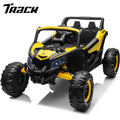 Track 7 12 V Kids Ride on UTV, Off-Road Truck, Electric Car for Boys Girls Age 3+, Kids Ride on Car with Remote Control, Music Player, Lights, Pink