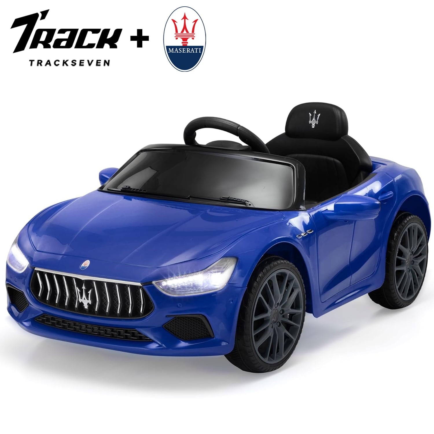 Track 7 12V Kids Ride on Car, Licensed Bentley Mulsanne Electric Car for Kids Age 3+, Remote, Music, Green