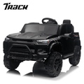 Track 7 24V 2-Seats Electric Pickup car for kid 3+, 2.4G Parents Remote Control, 3 speed adjustable, 2-Point Safety Belt, Black