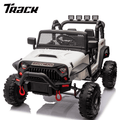 Track 7 24V 400W Kids Electric Ride-On Car with Parental Control, Bluetooth, MP3, USB, LED Lights, 4-Wheel Suspension, Ages 3+, Pink