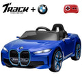 Track 7 Kids Ride on Car, 12V Licensed BMW i4 12V Electric Car with Remote Control, MP3, Age 3+, Red