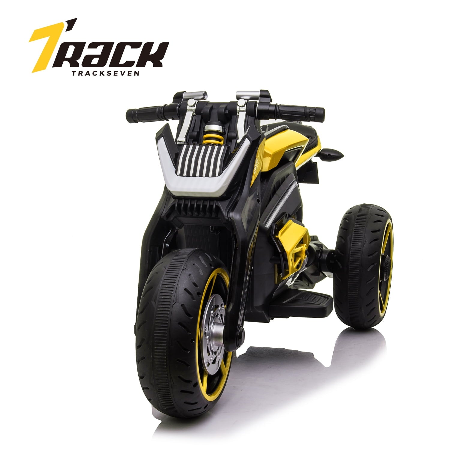 Track 7 Kids Ride on Motorcycle, 12V Electric Trike Motorcycle for Boys Girls Age 3+, 3 Wheels Motorcycle, Music, Pink