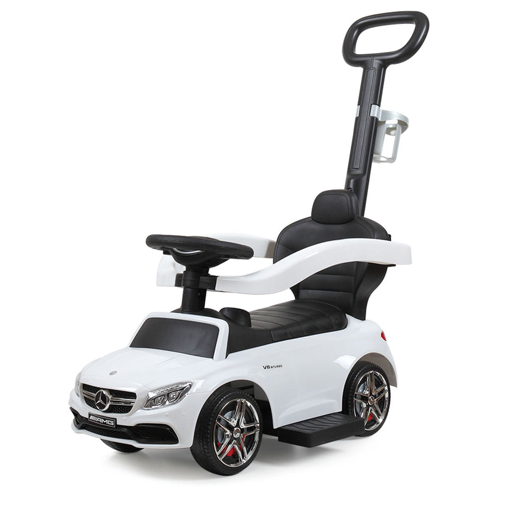 Track 7 Kids Ride on Push Car,Mercedes-Benz 3-in-1 Push Car for Toddler Age 1+,Music,Blue