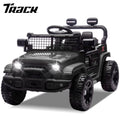 Track Seven 24V Kids Ride on Truck, 2WD Electric Car with Remote Control, Four-Wheel Suspension, Power Display, Bluetooth, MP3 Player, LED Lights, Kids Ride on Toy Car for Boys Girls Aged 3+