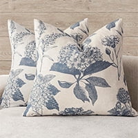 COOKCOK Set of 2 Linen Floral Vintage Throw Pillow Covers Neutral Accent Print Decorative Cushion Covers Farmhouse Home Decor for Sofa Chair Couch Bedroom Living Room Outdoor, 18"x18", Light Brown