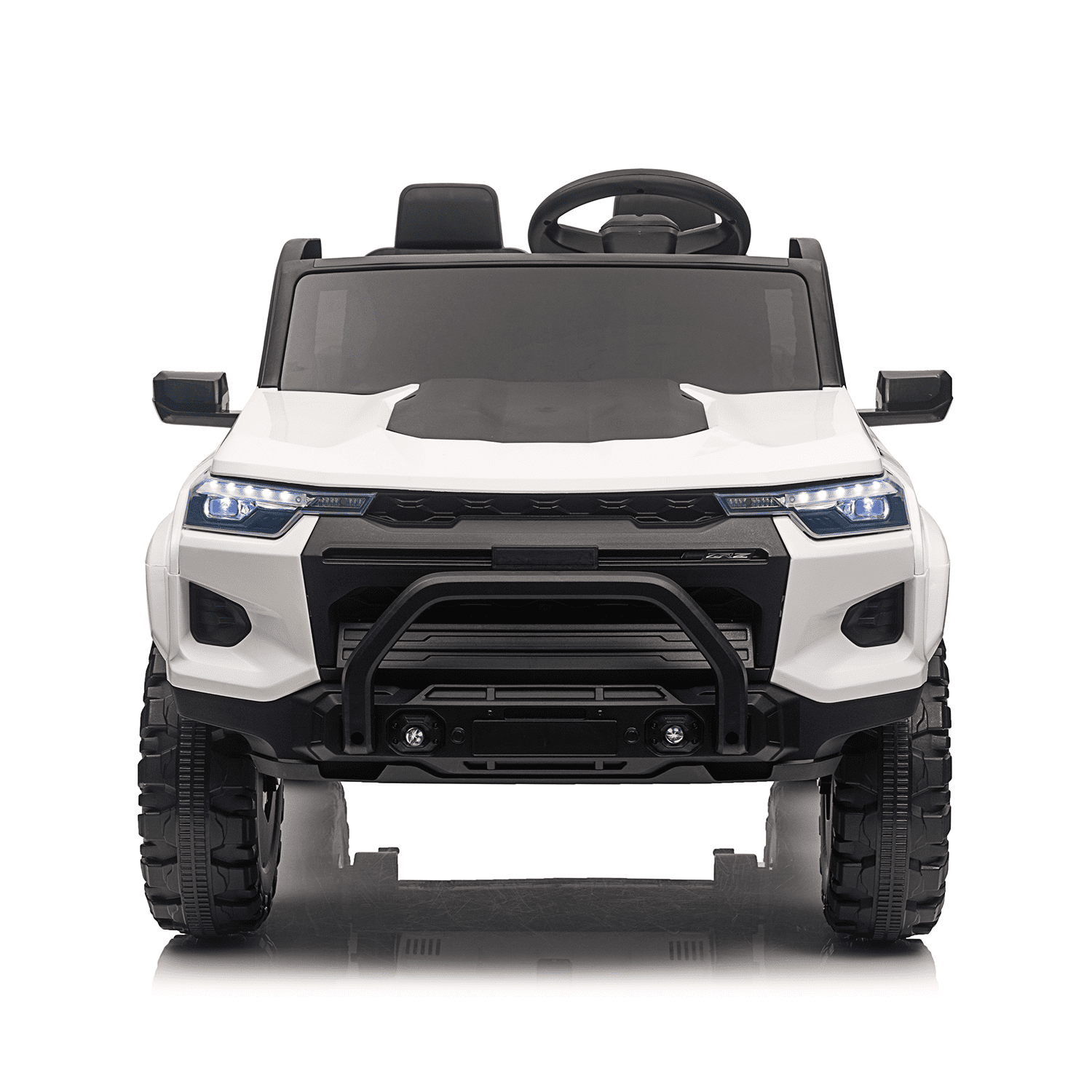 Track 7 24V 2-Seats Electric Pickup car for kid 3+, 2.4G Parents Remote Control, 3 speed adjustable, 2-Point Safety Belt, Pink