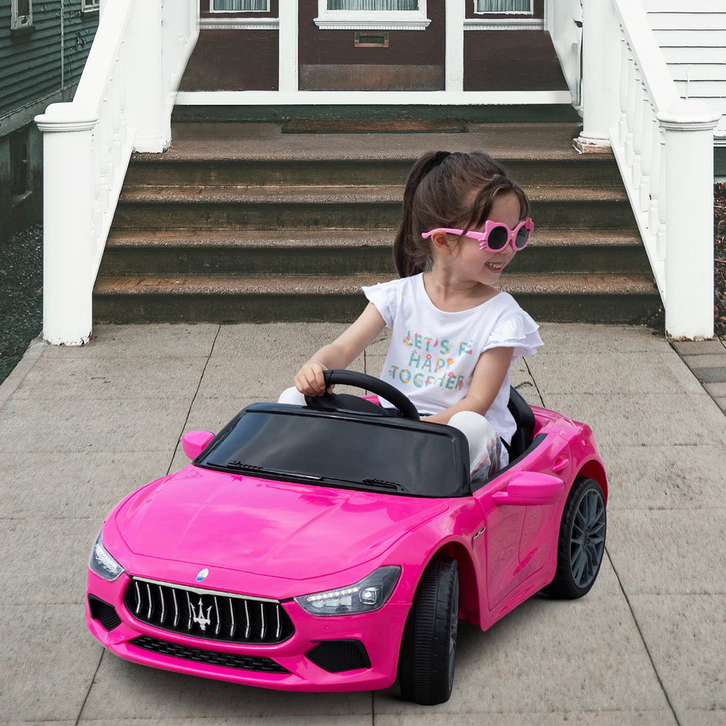 Track 7 12V Kids Ride on Car, Licensed Bentley Mulsanne Electric Car for Kids Age 3+, Remote, Music, Green