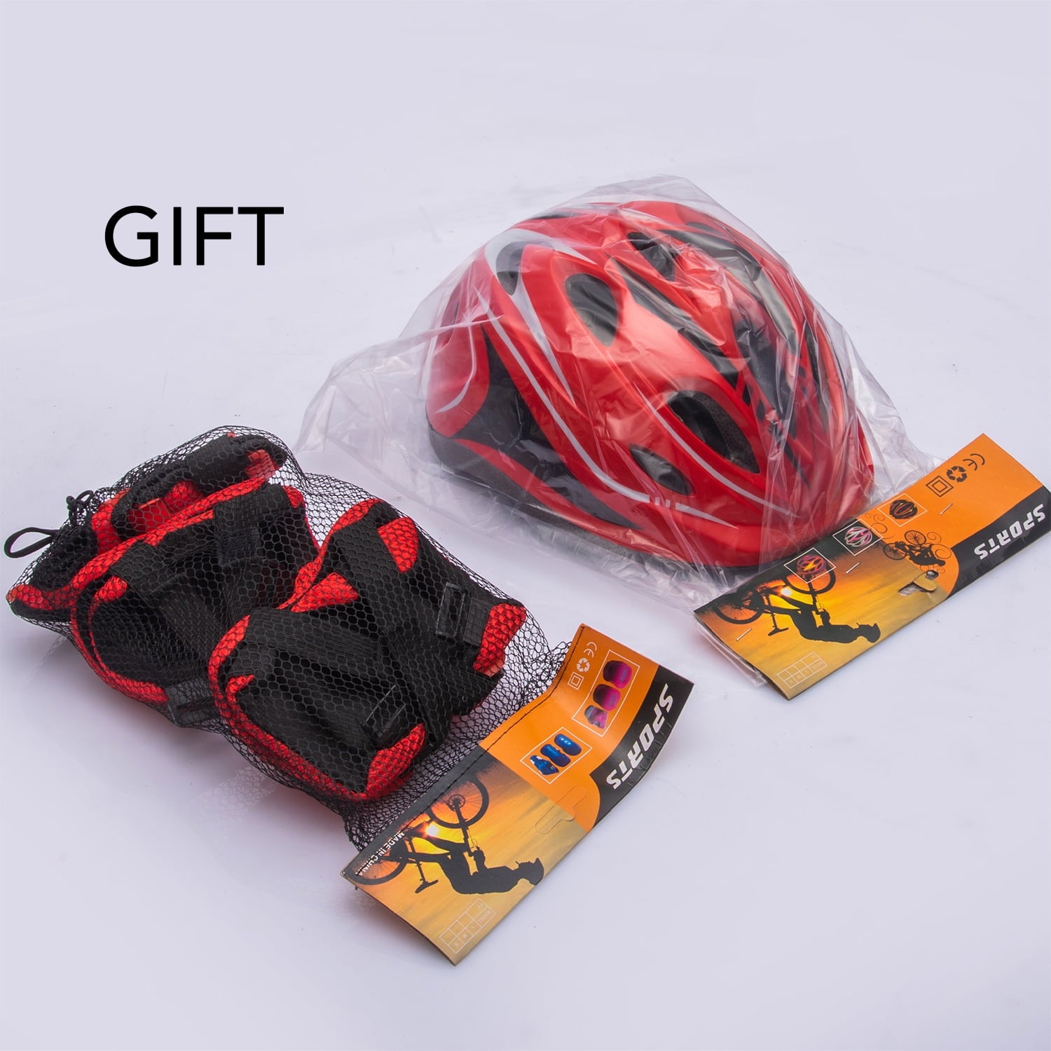 Track 7 24 V Ride on Car with Helmet, Knee Pads, Gloves, Devilfish Pattern Ride on Electric Scooter with Spray Function, Gravity Steering, Music, Hnadrails, Max Speed 6.84 mph, Red
