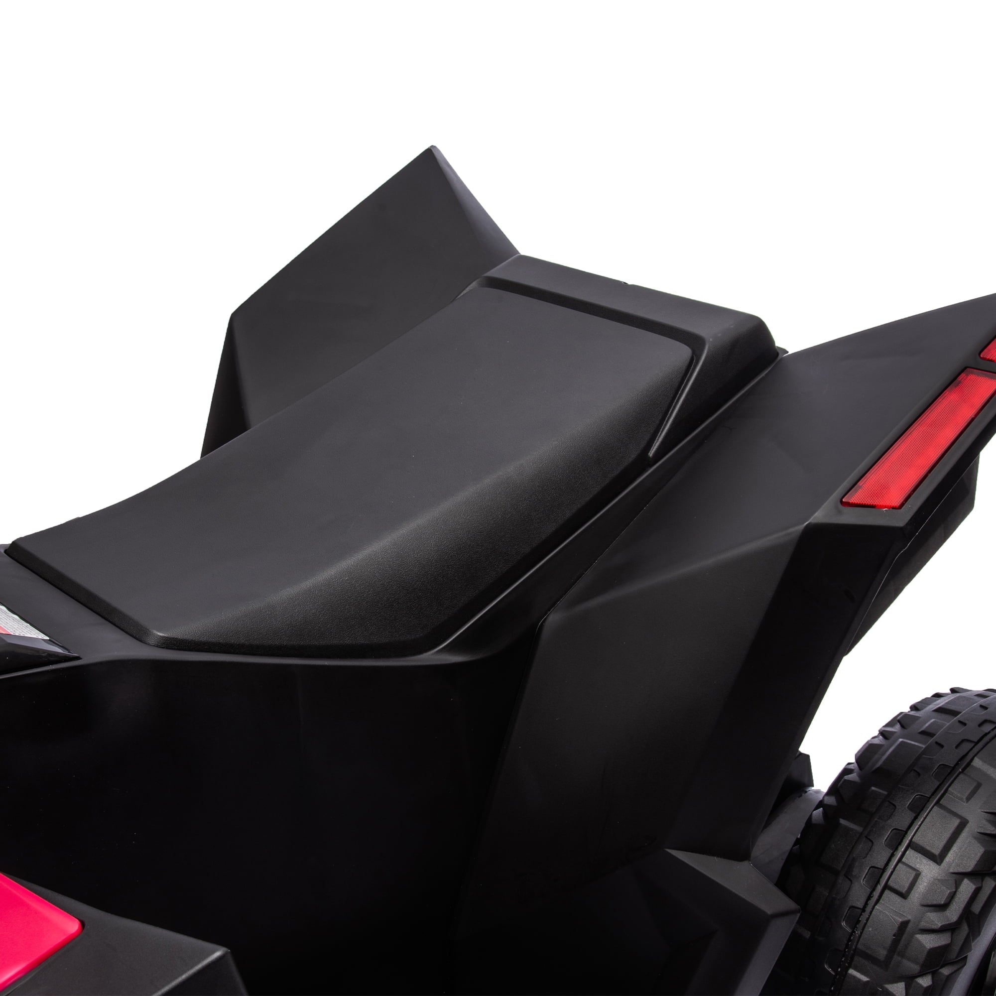 Track 7 12V Kids Ride on ATV, Touch Screen Integrated, Music, Nursery Rhymes, Music, 4 Wheeler Quad, Age 3+, Blue
